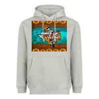 Moon Dust sunflowers cowhide leopard texas map Heavyweight Hoodie - BarkalooDesign