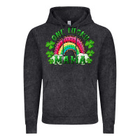 Vintage Black st patricks day one lucky mama Vintage Hoodie - RanaPortraitStore