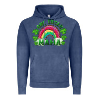 Vintage Denim st patricks day one lucky mama Vintage Hoodie - RanaPortraitStore