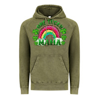 Vintage Olive st patricks day one lucky mama Vintage Hoodie - RanaPortraitStore
