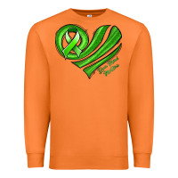 Carrot mental health awareness heart Premium Sweatshirt - Jasminsmagicworld