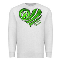 Oatmeal Heather mental health awareness heart Premium Sweatshirt - Jasminsmagicworld