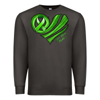 Smoke mental health awareness heart Premium Sweatshirt - Jasminsmagicworld