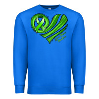 True Royal mental health awareness heart Premium Sweatshirt - Jasminsmagicworld