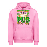 Fuchsia Pink everybody in the pub gettin tipsy Urban Hoodie - Artiststas