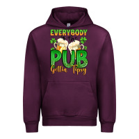 Mauve Wine everybody in the pub gettin tipsy Urban Hoodie - Artiststas