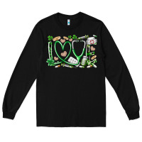 Black st.patricks love nurse Long Sleeve Tee - RacoonDesign