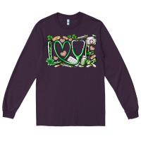 Plum st.patricks love nurse Long Sleeve Tee - RacoonDesign