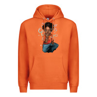 Carrot afro black boy Premium Hoodie - NancyCooperArtShop