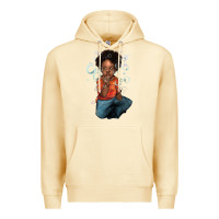 Pina Colada afro black boy Premium Hoodie - NancyCooperArtShop