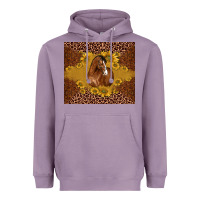 Lavender horse Heavyweight Hoodie - BarkalooDesign