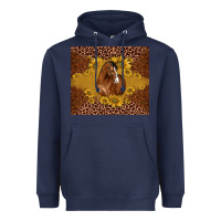 Navy horse Heavyweight Hoodie - BarkalooDesign