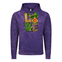 Cloud Purple st patricks day gnomes shamrock love Vintage Hoodie - RanaPortraitStore