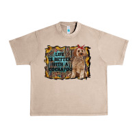 French Oak life is better with a cockapoo Urban Heavy Tee - RanaPortraitStore