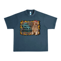 Midnight Navy life is better with a cockapoo Urban Heavy Tee - RanaPortraitStore