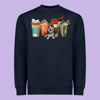 Heavyweight Sweatshirt alaskan husky dog coffee cups
