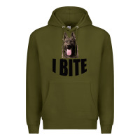 Army Green I Bite Premium Hoodie - Bettercallsaul