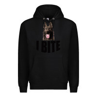 Black I Bite Premium Hoodie - Bettercallsaul