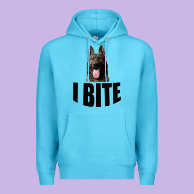 I Bite Premium Hoodie Designed By Bettercallsaul