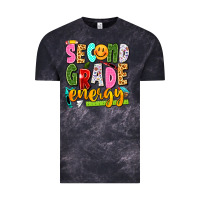 Cloud Black second grade energy Vintage Tee - texasbilliewilder