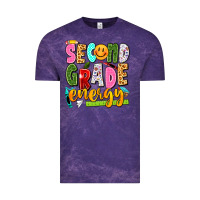 Cloud Purple second grade energy Vintage Tee - texasbilliewilder