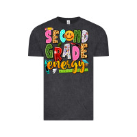 Vintage Black second grade energy Vintage Tee - texasbilliewilder