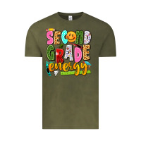 Vintage Olive second grade energy Vintage Tee - texasbilliewilder