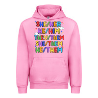 Fuchsia Pink pride pronouns Urban Hoodie - Artiststas