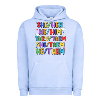 Pigment Grape Ice pride pronouns Urban Hoodie - Artiststas