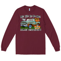 Burgundy Get Out Of My Way It's Pumpkin Spice Season Long Sleeve Tee - CowhideDigitalArt