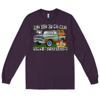 Plum Get Out Of My Way It's Pumpkin Spice Season Long Sleeve Tee - CowhideDigitalArt
