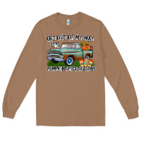 Toasted Coconut Get Out Of My Way It's Pumpkin Spice Season Long Sleeve Tee - CowhideDigitalArt