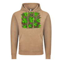 Vintage Coffee st patricks day shamrock and leopard distressed ba Vintage Hoodie - RanaPortraitStore