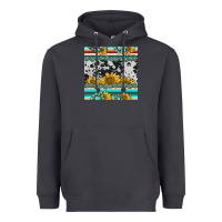 Smoke sunflower cowhide serape coaster Heavyweight Hoodie - BarkalooDesign