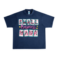 Navy small business mama Urban Heavy Tee - texasbilliewilder