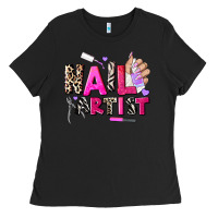 Black nail artist Ladies Tee - AdoDesignShop