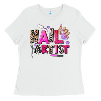 White nail artist Ladies Tee - AdoDesignShop