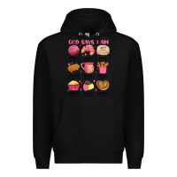 Black god says i am mexican pan dulce Premium Hoodie - MaliasSmallBusiness