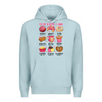 Blue Mist god says i am mexican pan dulce Premium Hoodie - MaliasSmallBusiness