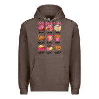 Coffee god says i am mexican pan dulce Premium Hoodie - MaliasSmallBusiness