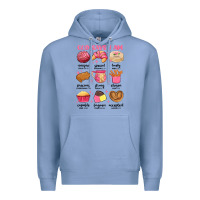 Colony Blue god says i am mexican pan dulce Premium Hoodie - MaliasSmallBusiness