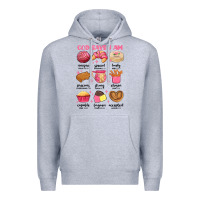 Heather Grey god says i am mexican pan dulce Premium Hoodie - MaliasSmallBusiness