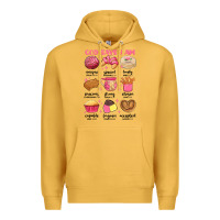 Mustard god says i am mexican pan dulce Premium Hoodie - MaliasSmallBusiness