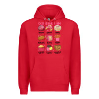 Red god says i am mexican pan dulce Premium Hoodie - MaliasSmallBusiness