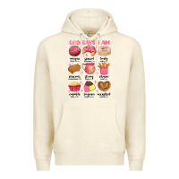 Sandshell god says i am mexican pan dulce Premium Hoodie - MaliasSmallBusiness