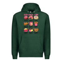 Sports Green god says i am mexican pan dulce Premium Hoodie - MaliasSmallBusiness
