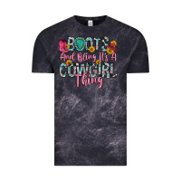 Cloud Black boots and bling it s a cowgirl thing Vintage Tee - Zillion Design Studio