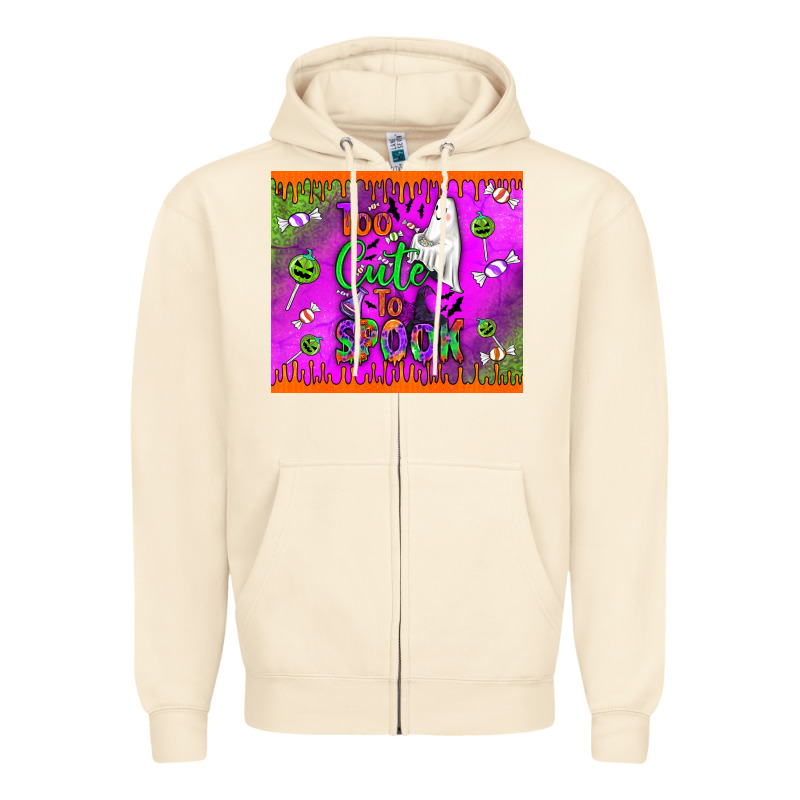 Too Cute To Spook Zipper Hoodie by BundleAndBundleShop | Teevron