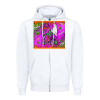White too cute to spook Zipper Hoodie - BundleAndBundleShop