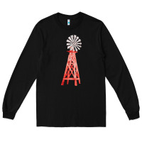 Black windmill fa element Long Sleeve Tee - FaDigitalArtStudio